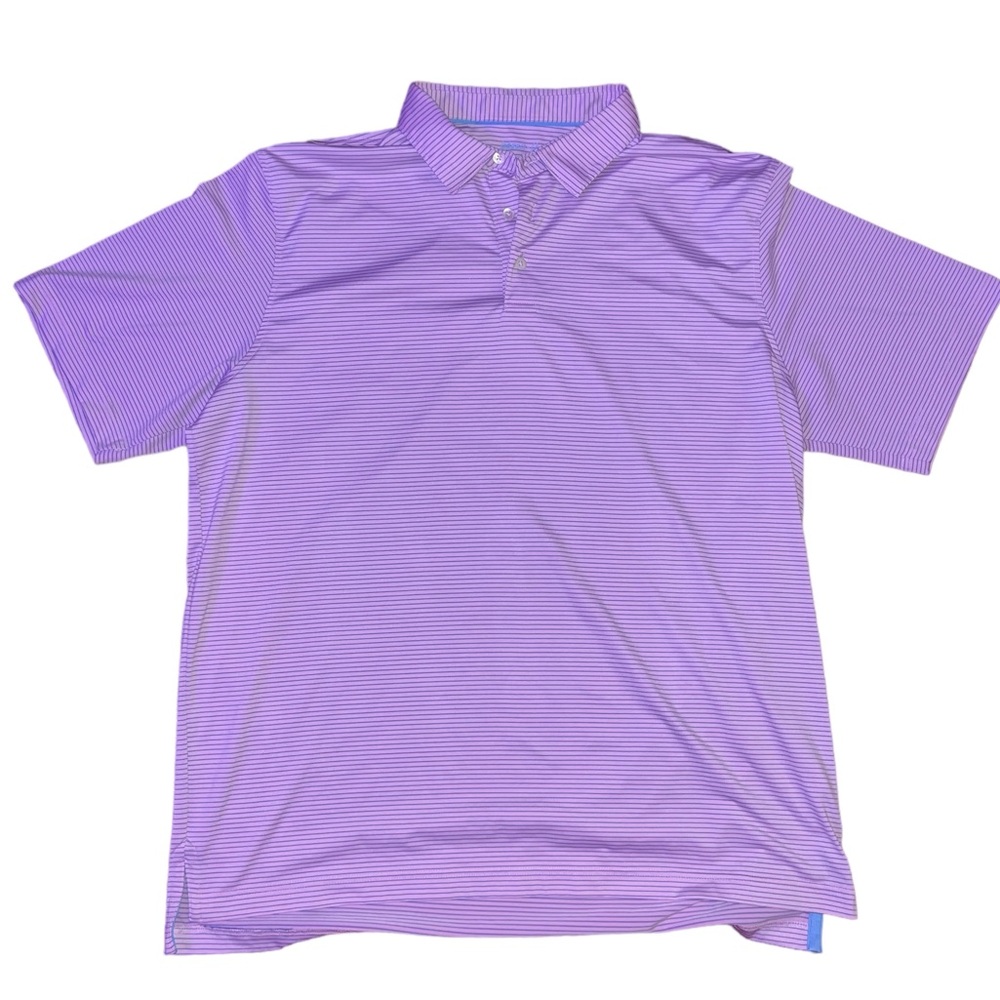Johnnie-O Polo Pink Stripes